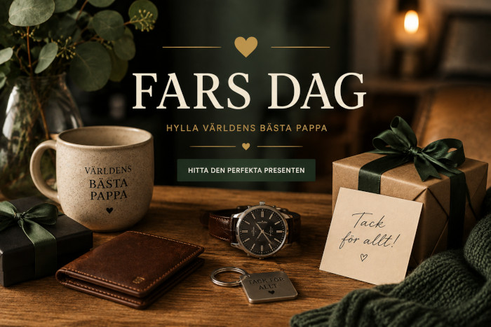 Fars dag – hylla pappa med omtanke och en personlig present