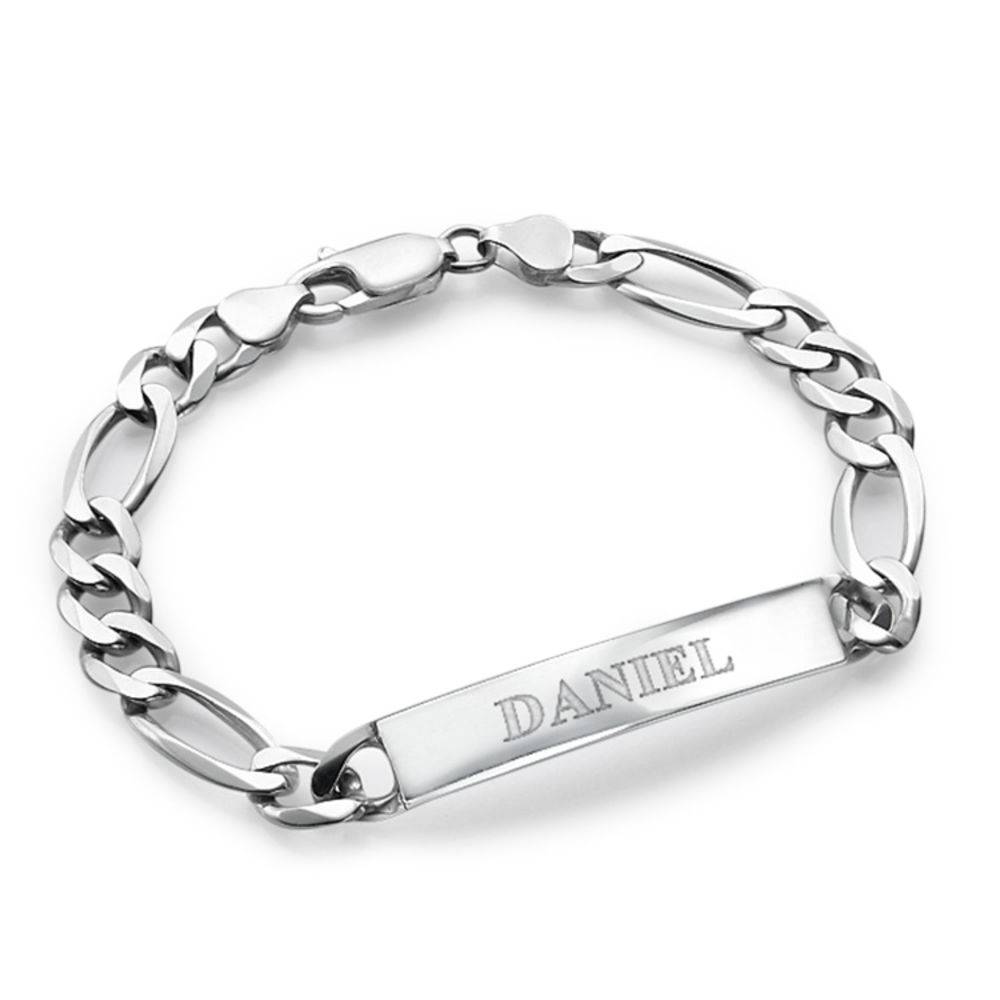 Personligt ID-armband i silver