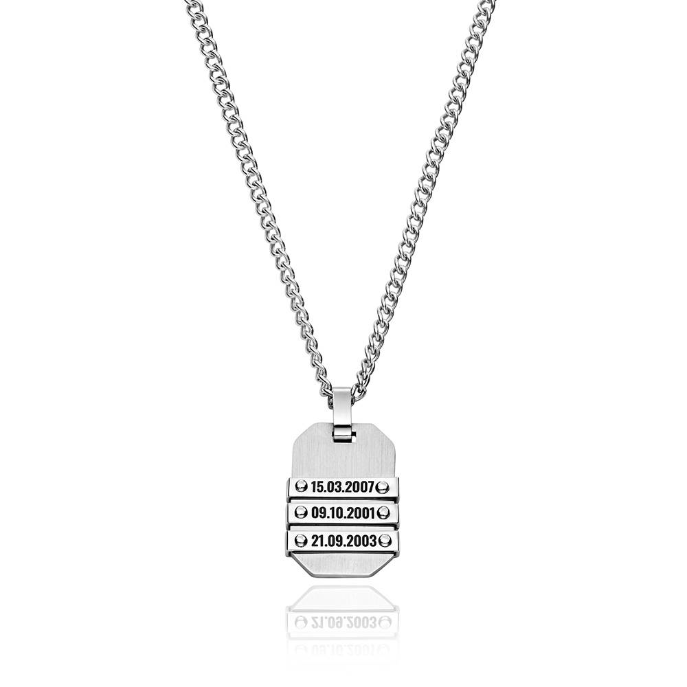 Personligt dog tag-halsband med gravyr